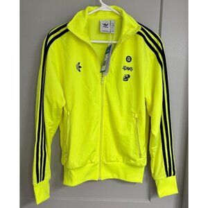 Adidas Originals x G- Money Punks Track Neon Yellow Black Stripes Jacket NWT